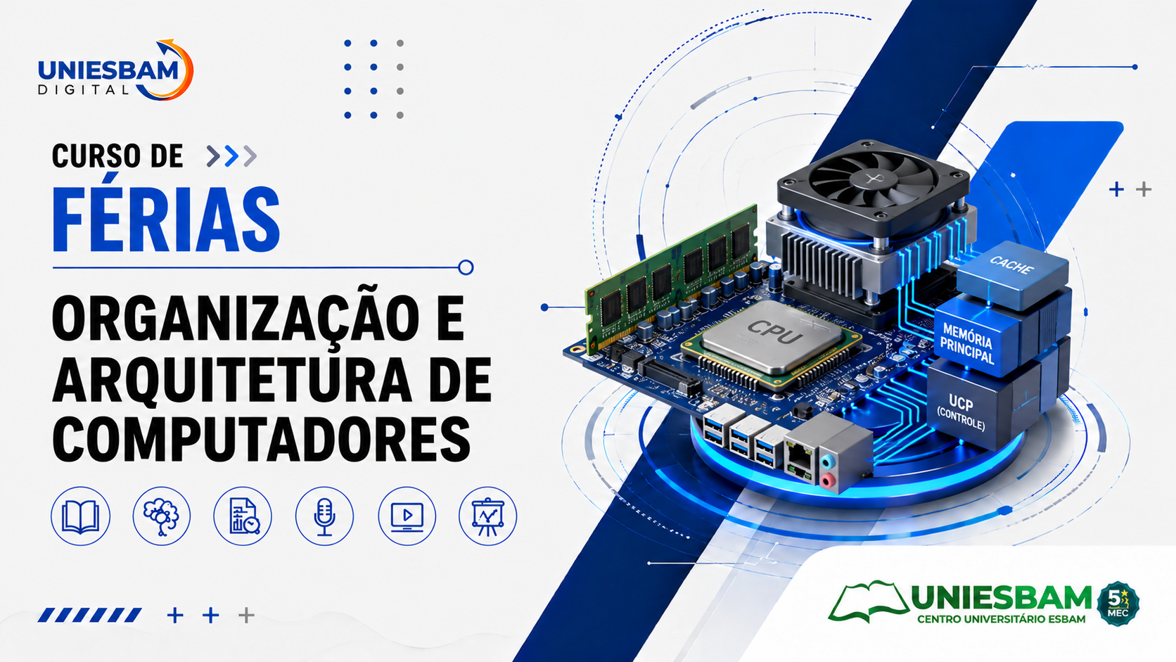 ORGANIZA��O E ARQUITETURA DE COMPUTADORES - CURSO DE F�RIAS